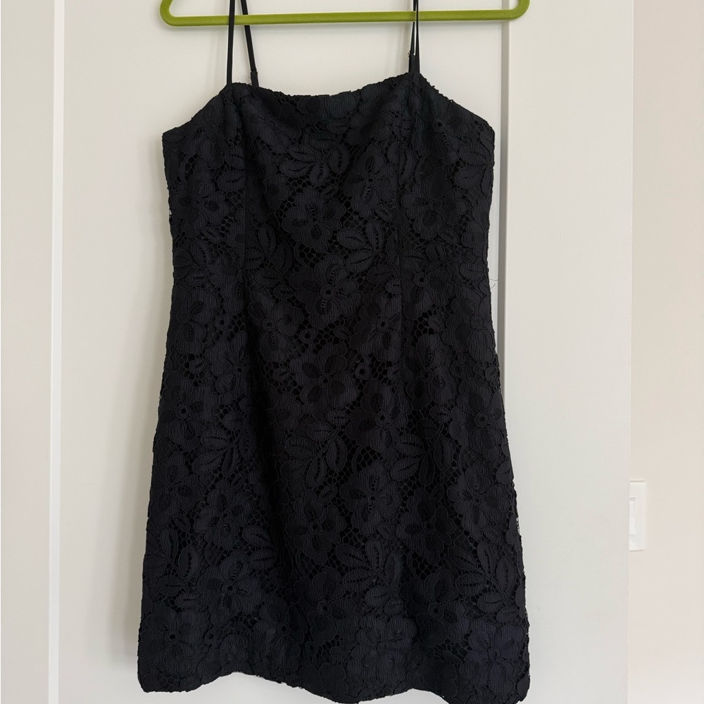 NWT Lilly Pulitzer Maret Lace Dress Black Size 6